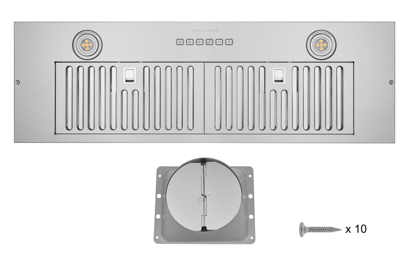 Hauslane IN-R110 36\" Smart In-Cabinet Range Hood