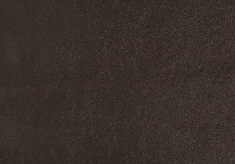 Dining Chair Set of 2 Kitchen Dining Room Brown Leather-Look Brown Wood Legs Transitional