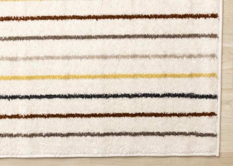 Marley Multi-Colour Double Rainbow Area Rug - 7'10\" x 10'6\"