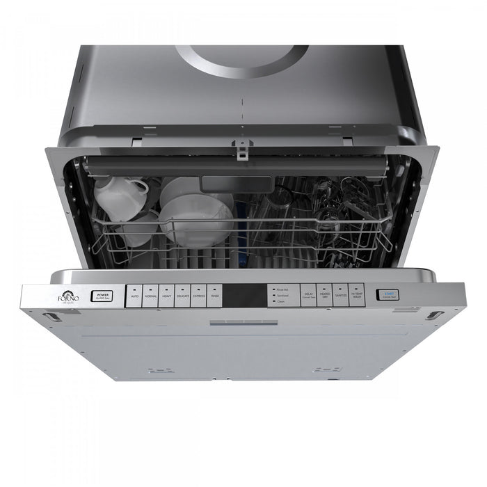 Forno Rivestito 24 Inch Panel Ready Dishwasher, Quiet 45 dB, Stainless Steel Interior - FDWBI8011-24