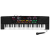 Costway 54 Keys Music Electronic Keyboard Kid Electric Piano Organ Mic & Adapter