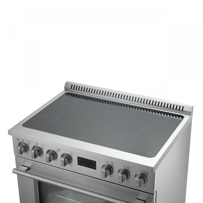 Forno Torino 36\" Induction Range, Stainless Steel - FFSIN0936-36