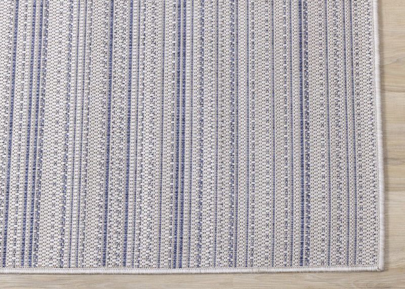 Cabana Textured Stripes Outdoor Area Rug - 5'3\" x 7'7\"