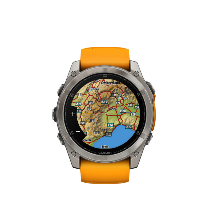 Garmin Fēnix 8 Amoled Sapphire Smartwatch 51mm - Gps, Compass, Gyroscope And Barometric Altimeter 