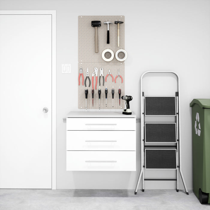 Hangups 3-Drawer Base Storage Cabinet - White