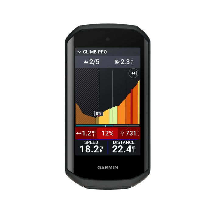 Garmin Edge 1050 Premium Cycling Computer - Vivid Color Touchscreen Display, Built-in Speaker, Advanced Training And Group Ride Features, Road Hazard Alerts