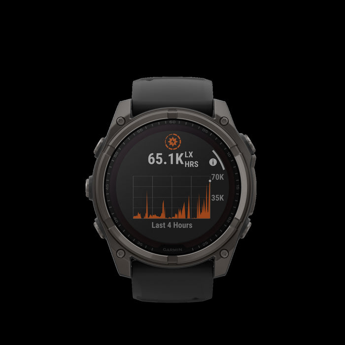 Garmin Fēnix 8 Solar Sapphire Smartwatch 51mm - Gps, Compass, Gyroscope And Barometric Altimeter 