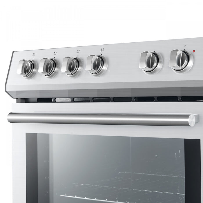 Leonardo Espresso 30\" Slide-In Electric Range in Stainless-Steel, 5.0 cu. Ft. - FFSEL6022-30
