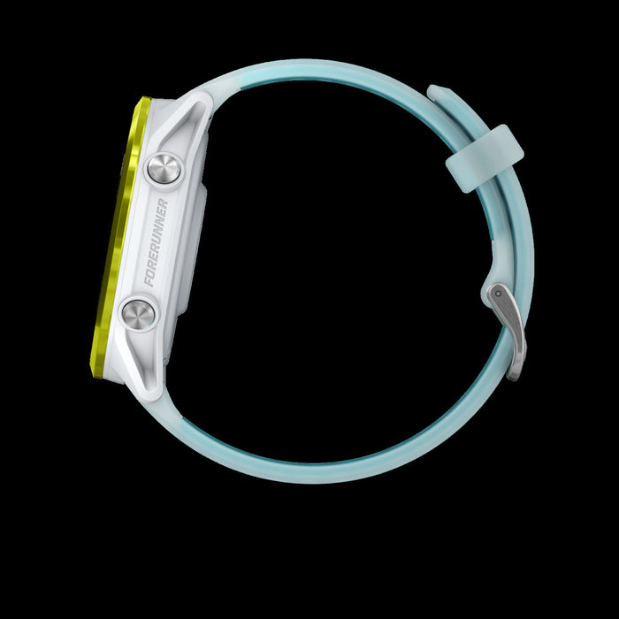 Garmin Forerunner 570 Smartwatch 47mm, Amoled, Amp Yellow Aluminum, Whitestone/turquoise, Gps Running Tracker, 11-day Battery