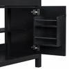Felix 60 Inch Modern Double Bathroom Vanity with Ceramic Sink & Storage Cabinet, Black | Meuble de salle de bain double moderne Felix 60 pouces avec lavabo ceramique et rangement, noir