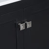 Madeline 60 Inch Double Sink Bathroom Vanity with Ceramic Basins and Smart Storage，Black | Madeline Meuble de salle de bain 60 pouces a double vasque en ceramique avec rangement intelligent, Noir