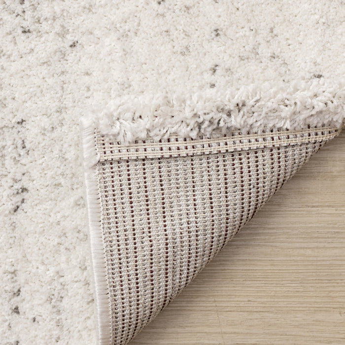 Surrey White Grey Speckled Rug, 3'11\" x 5'7\" Indoor Area Rug