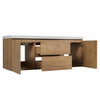 Ethan 59.3-Inch Double Sink Bathroom Vanity with Soft-Close Storage,Wood | Ethan meuble de salle de bain double vasque 59,3 pouces avec rangement a fermeture douce, bois