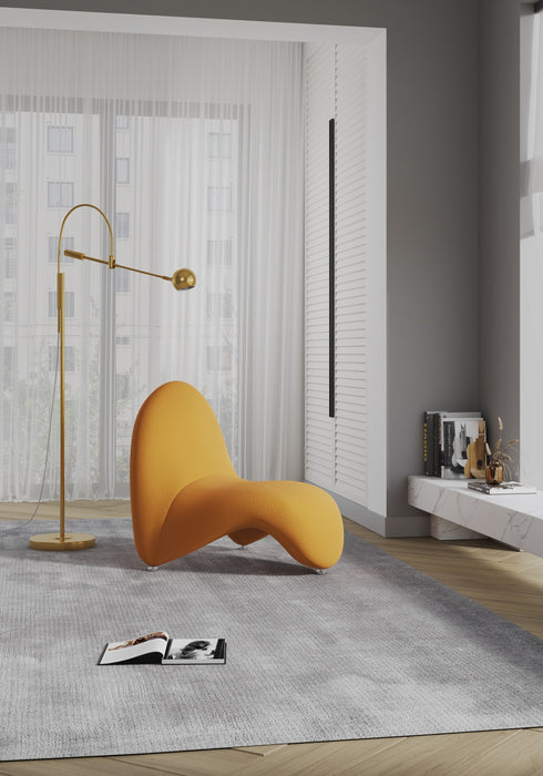 Manhattan Comfort Moma Wool Blend Accent Chair - Yellow