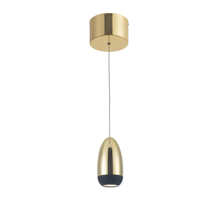 Royal Pearl Gold Integrated LED Pendant