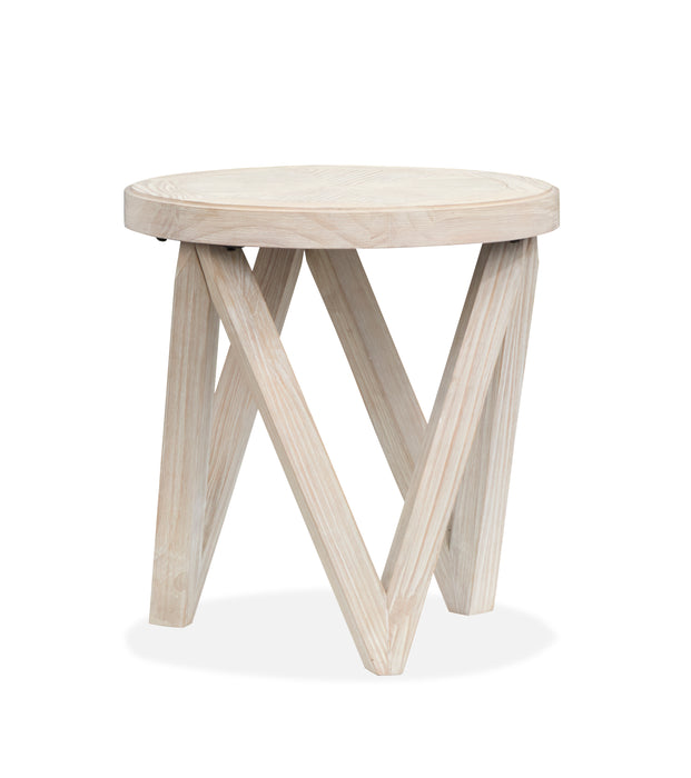 Albion 22\" End Table - Coconut Cream