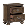 Ambrose Bedside 2-Drawer Nightstand, 28"W x 29"H – Brown | Table de nuit Ambrose de 28 po (L) x 29 po (H) à 2 tiroirs - brune