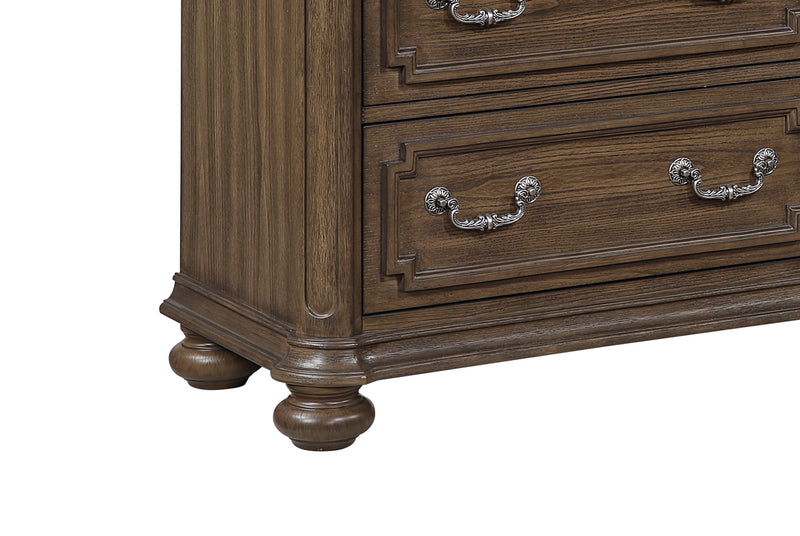 Ambrose Bedroom 7-Drawer Dresser, 64\"W x 40.5\"H – Brown