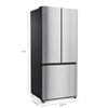 Amana 33” 18 Cu. Ft. Counter Depth French Door Refrigerator — Stainless Steel - ARFC3133TZ | Réfrigérateur Amana 18 pi3 et de 33 po de profondeur comptoir à portes françaises - acier inoxydable - ARFC3133TZ