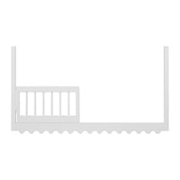 Aubrey Crib Guard Rail – White 