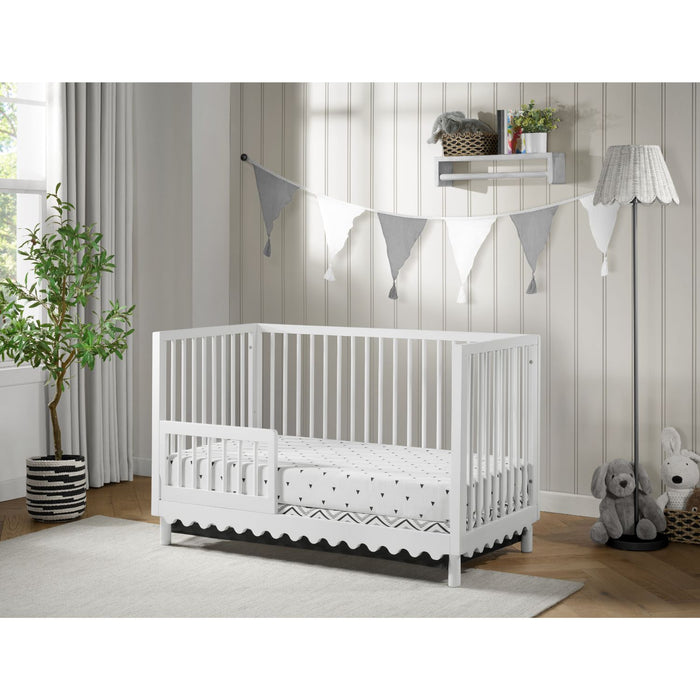 Aubrey Convertible Crib/Toddler Bed Pkg - White