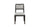 Austin Dining Chair with Polyester Fabric - Taupe/Brown 