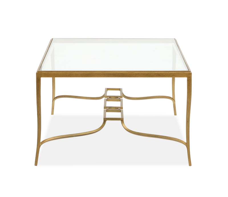 Avondale 50\" Coffee Table - Burnished Brass