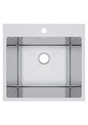 Bristol Sinks Top Mount Stainless Steel Single Bowl Laundry Sink - B1205