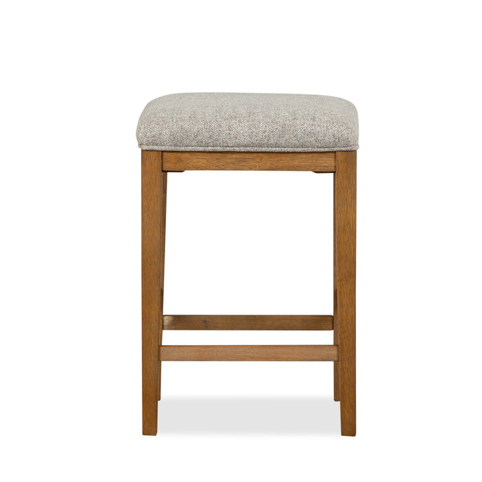 Grey Upholstered Stool - BETTGCST