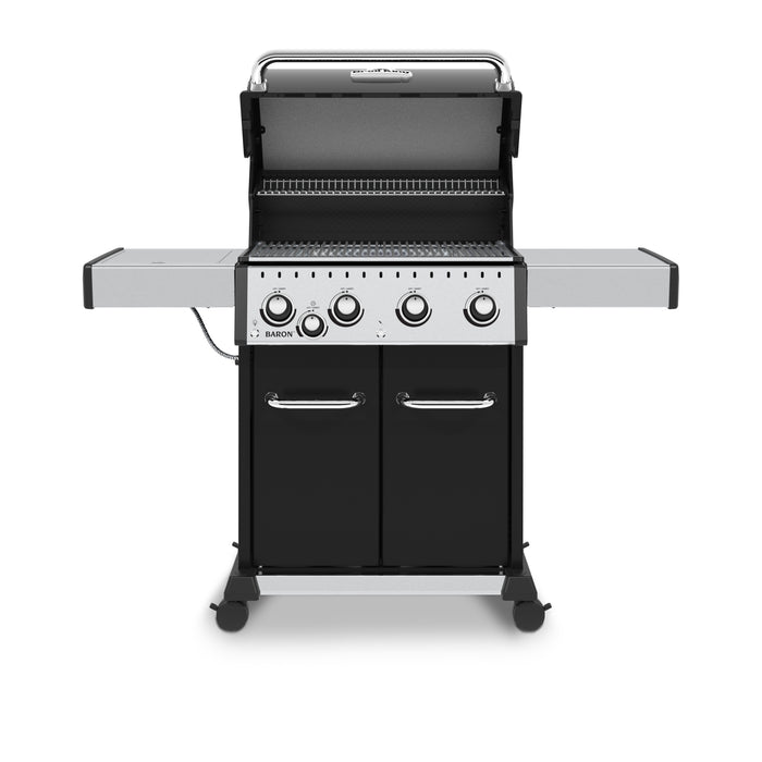 Broil King Baron™ 440 Pro Natural Gas Grill with Side Burner in Black - 875227
