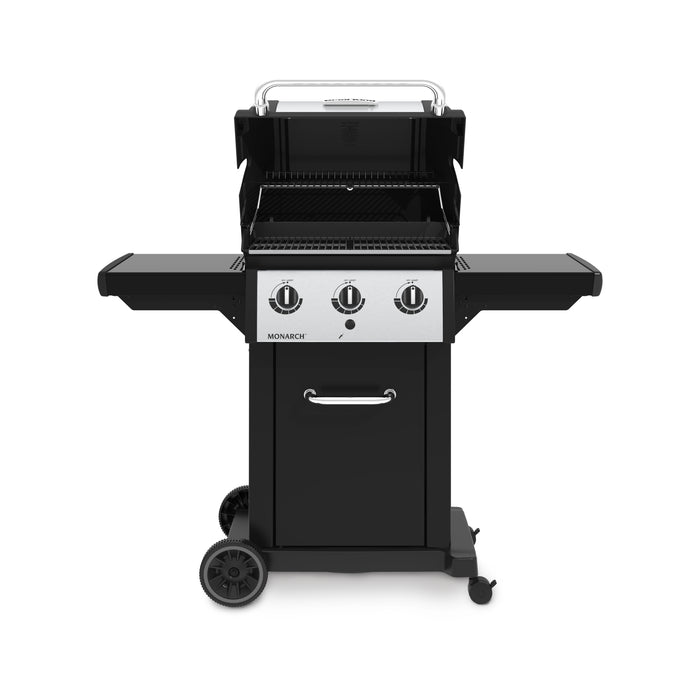 Broil King Monarch™ 320 Natural Gas Grill in Stainless Steel & Black - 834257
