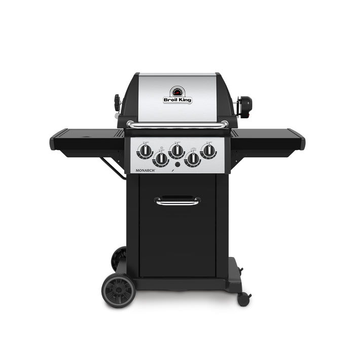 Broil King Monarch™ 390 Natural Gas Grill with Side Burner & Rear Rotisserie Burner - 834287