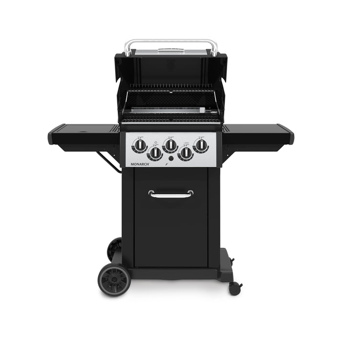 Broil King Monarch™ 390 Natural Gas Grill with Side Burner & Rear Rotisserie Burner - 834287