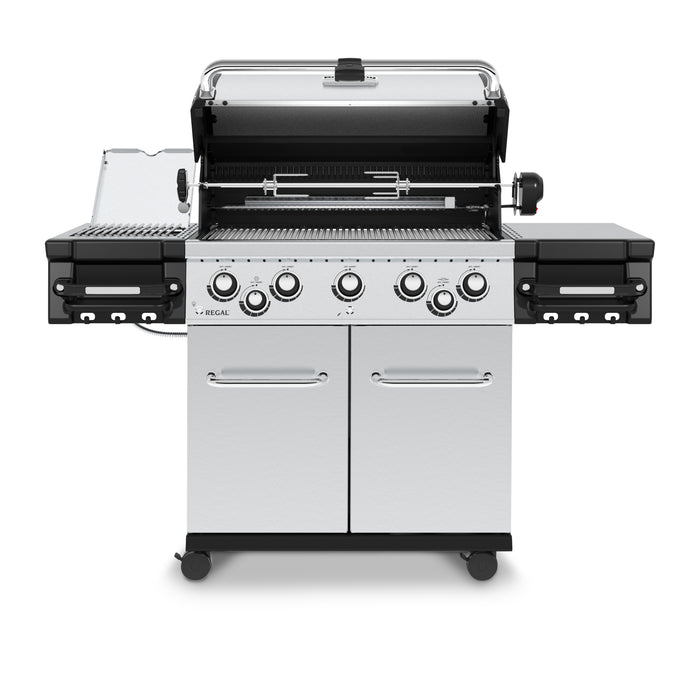 Broil King Regal™ S 590 Pro IR Natural Gas Grill with Infrared Side Burner & Rear Rotisserie Burner - 958944