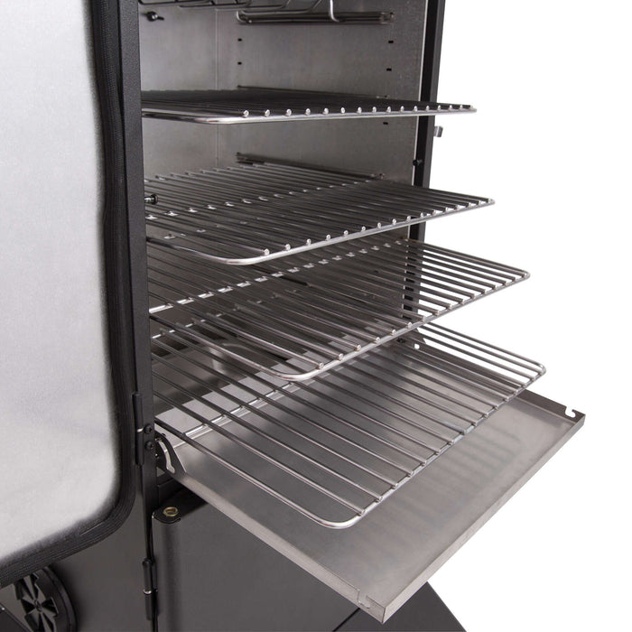 Broil King Vertical Charcoal Cabinet Smoker in Black Grill