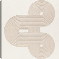 Beige Abstract II Canvas Wall Art – 24