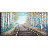 Train Tracks Acrylic Painting – 30\" x 60\"