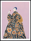Flower Coat Framed Canvas Art – 31\" x 41\"