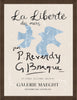 La Liberte Framed Linen Finish Art – 27" x 35" | Œuvre d’art encadrée au fini lin « La Liberté » - 27 po x 35 po