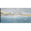 Blue Abstract Acrylic Painting – 30\" x 60\"