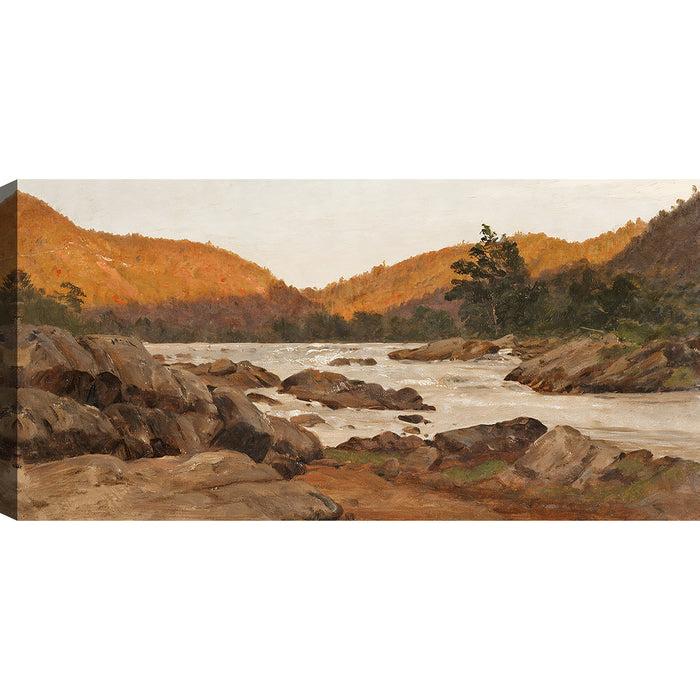 Riverside Canvas Wall Art – 30\" x 60\"