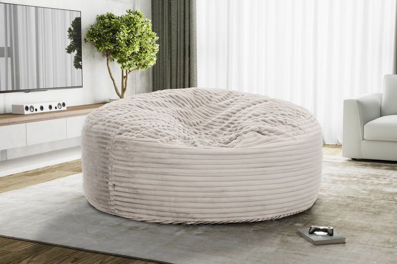 Sealy Bala Corduroy High Density Foam Bean Bag Chair - Taupe