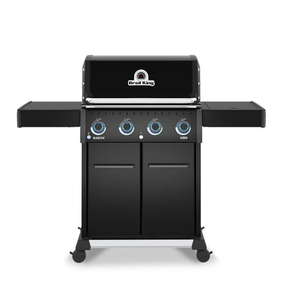 Broil King Baron 420 Pro Shadow 4-Burner 40,000-BTU Propane Gas BBQ - 674114 Grill | Broil King Baron 420 Pro Shadow 4-bruleurs 40 000 BTU Barbecue a gaz propane - 674114