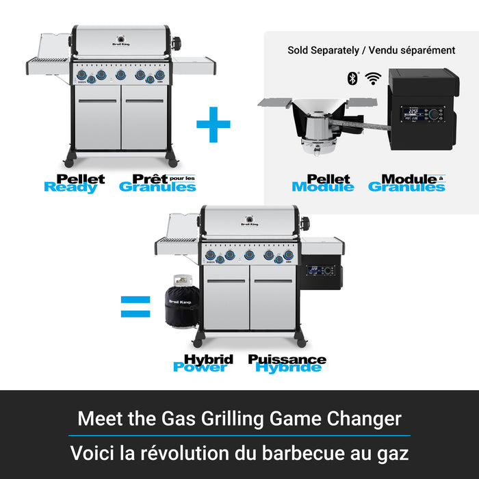 Broil King Baron S 590 Pro IR 5-Burner 45,000-BTU Propane Gas BBQ - 678344 Grill