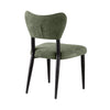 Kort & Co. Capri Dining Chair, Polyester Fabric, Metal – Green | Chaise de salle à manger Capri de Kort & Co. en tissu de polyester et en métal - verte