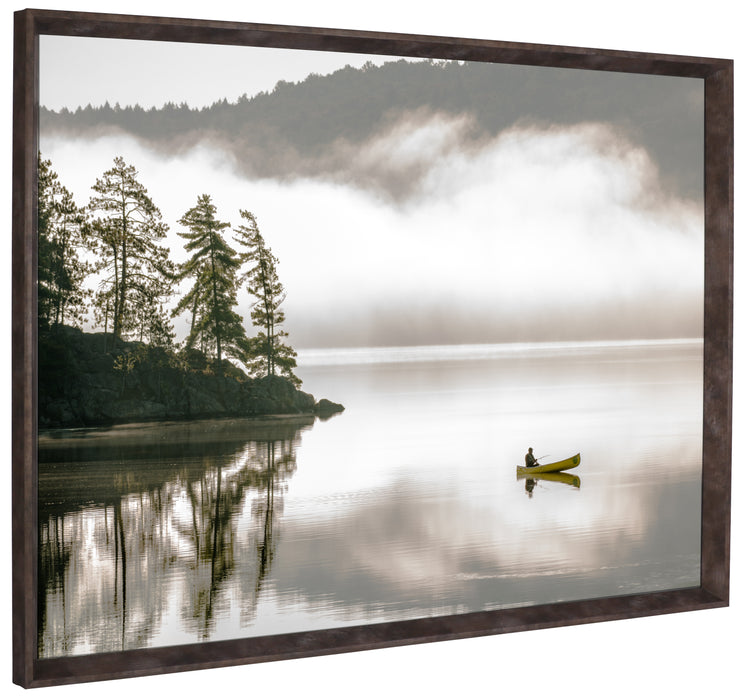 Fishing Framed Laminate Finish - 31.5\" x 41.5\"