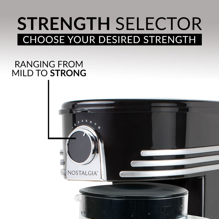 Nostalgia Café Ice 3-Quart Iced Coffee and Tea Brewing System - CIT3PLSBK