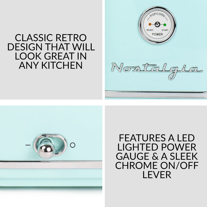 Nostalgia Classic Retro 12-Cup Hot Air Popcorn Maker - CLHAP12AQ