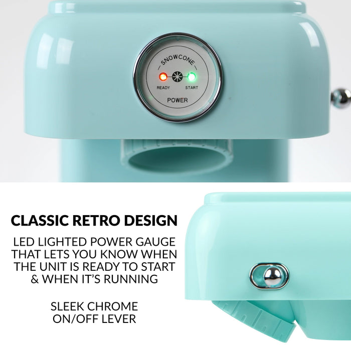 Nostalgia Classic Retro Single Countertop Snow Cone Maker - CLSC1AQ