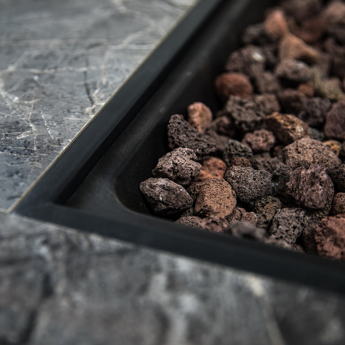 Deko Living Gas Outdoor Firepit Table 